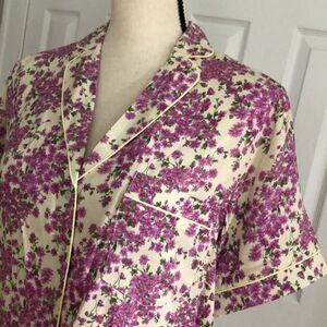 Heartloom Miena Floral Button Down Top in Glow